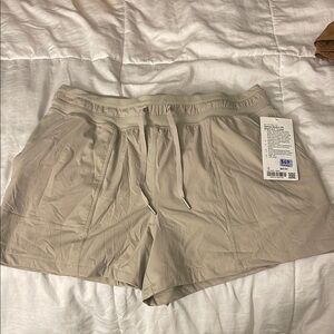 Women's Athletic Tan Shorts